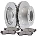 SCITOO Brake Kit Front Brake Rotors and Ceramic Brake Pads fit for 2006-2008 for Dodge for Ram 1500,2003-2008 for Dodge for Ram 2500,2003-2008 for Dodge for Ram 3500