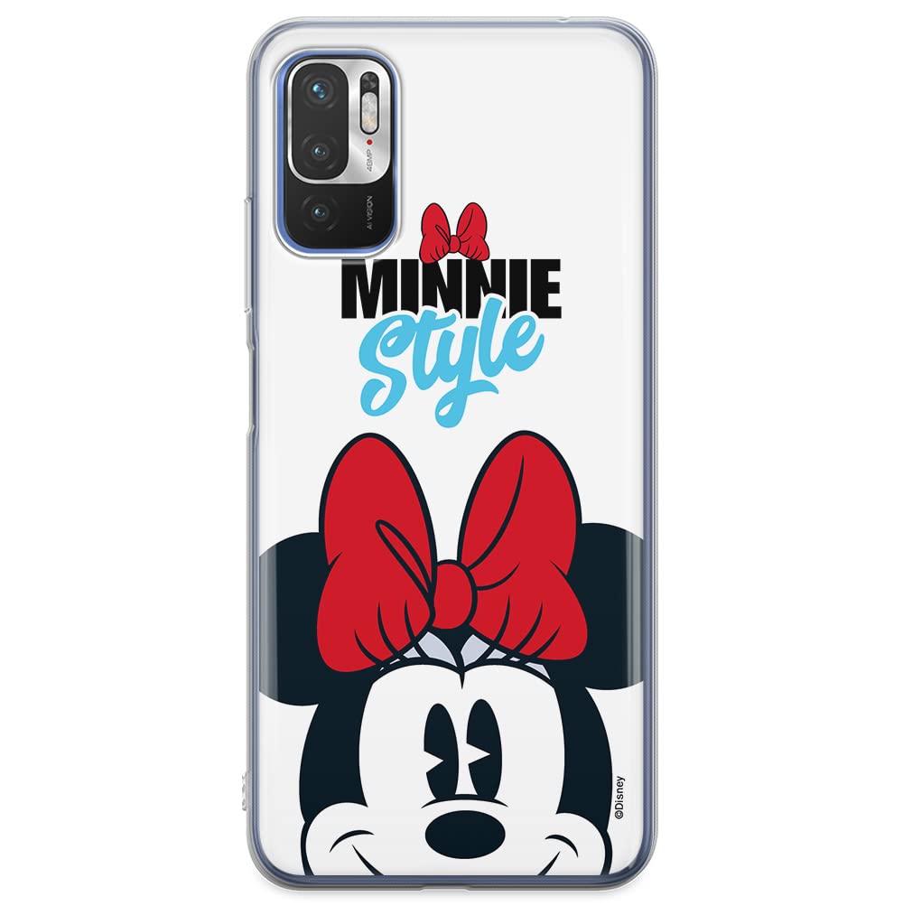 ERT GROUP mobile phone case for Xiaomi REDMI NOTE 10 5G / POCO M3 PRO original and officially Licensed Disney pattern Minnie 027 optimally adapted to the shape of the mobile phone, case made of TPU