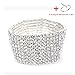 Doinshop Women Elastic Stretchy Crystal Bracelet 8 Rows Bangle Wedding Bridal Jewelry
