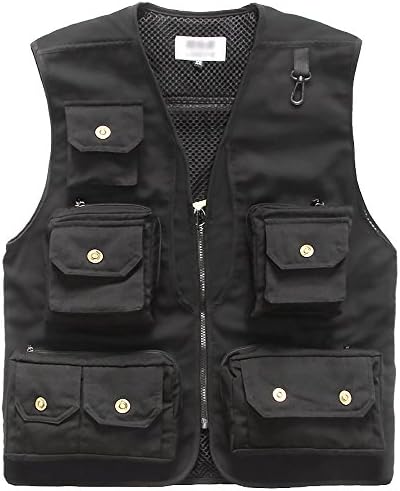 Fly Fishing Vest Multi Pockets Travel Photography Vest Outdoor Hunting Breathable Waistcoat Jackets
