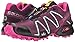 Salomon Women's Speedcross 3 W-W, Bordeaux/Hot Lotus Pink, 8.5 B US