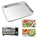 2pack Baking Sheet Cookie Sheets,Pure Stainless Steel Commercial Baking Sheets,Baking Pan Tray&Toaster Oven Sheets,Non Toxic & Healthy & Dishwasher Safe