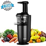 Slow Masticating Juicer with Slow Press Masticating Squeezer Technology for Fruits, Vegetables and Herbs, Slow Juicer with Compact Design and easy to clean, 150 Watt
