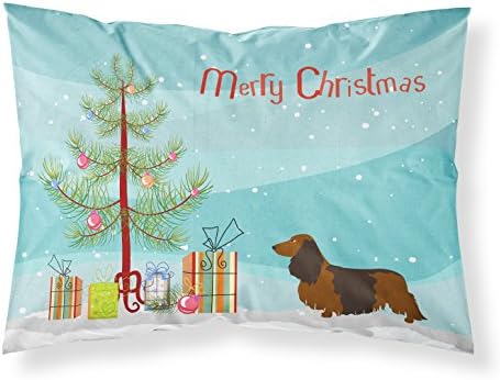 Buy Caroline S Treasures Longhaired Dachshund Christmas Pillowcase