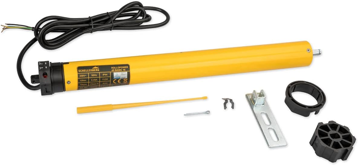 Schellenberg Action 20223 Roller Shutter Motor for 60 mm Steel Tube Shafts, Mechanical End Position Adjustment - Image 3