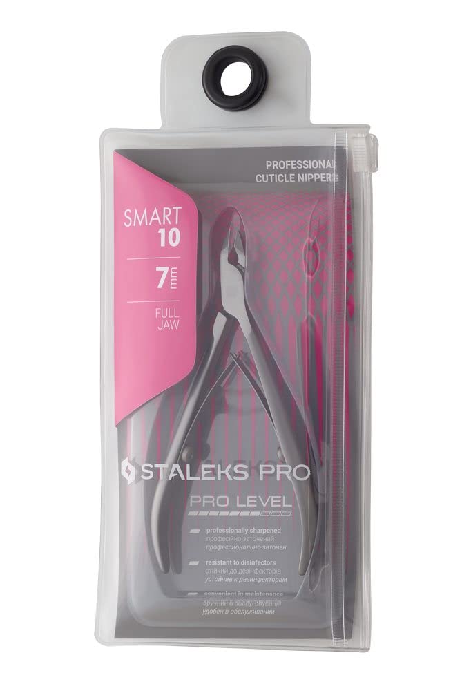 Staleks Pro Smart 10 Full Jaw 7 mm Professional Cuticle Nippers - Model NS-10-7
