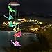 FC-Fancier Solar Wind Chimes,[2019 Upgrade] Charging by USB and Solar Energy Solar Color-Changing Solar LED, Mobile Wind Chime,LED Waterproof Wind Chimes for Home/Party/Night/Garden/Festival Decor/