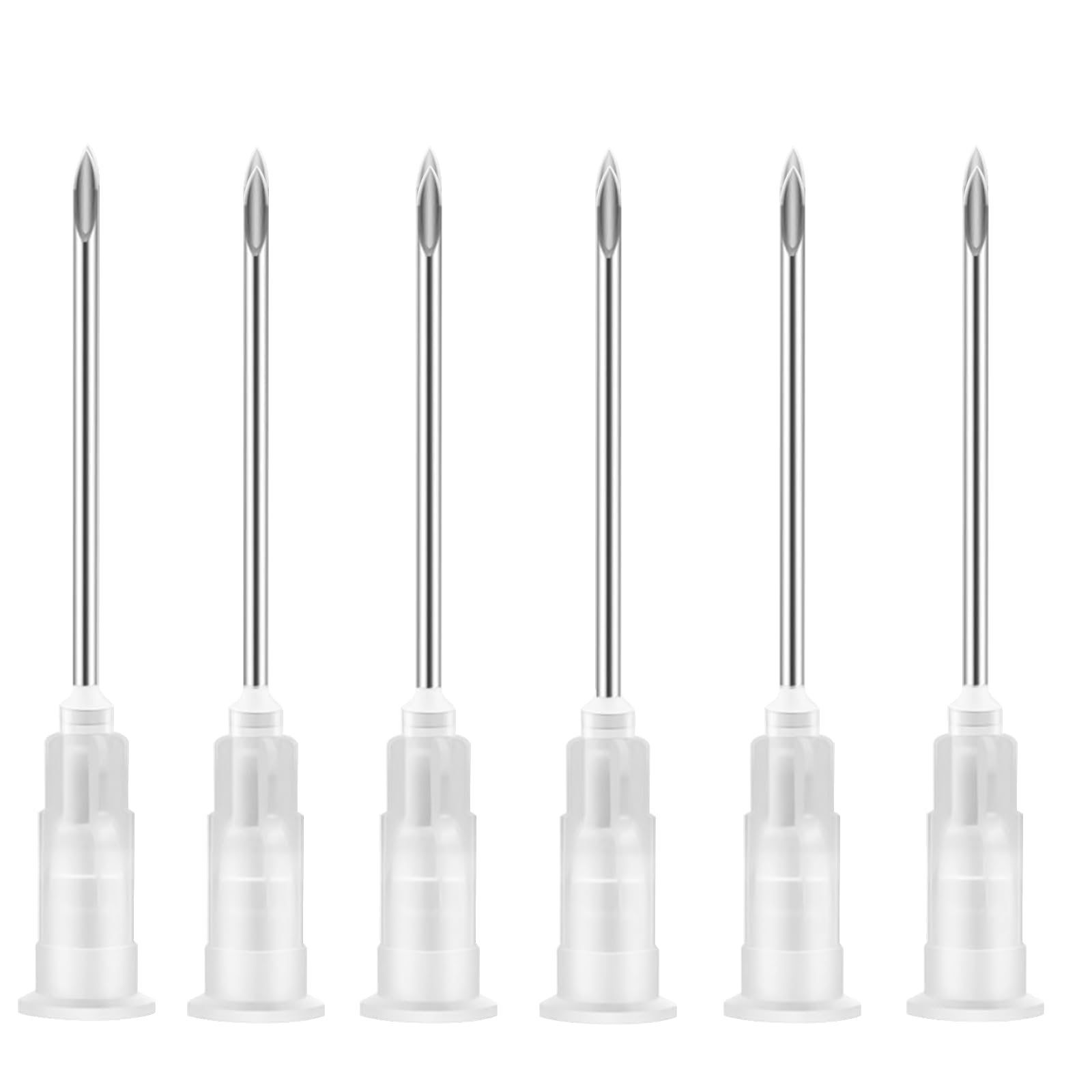 Photo 1 of 100 Pcs 16 Gauge 1 Inch Disposable Needle - Luer Lock Individual Package of Lab Tools Accessories, Suitable for Industrial Measuring, Refilling Inks, Scientific, Plant