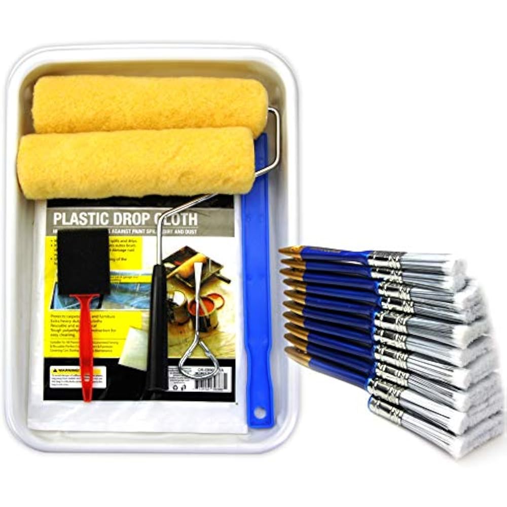 20 Painting Supplies & Wall Treatments Piece 9 INCH Applicator Kit