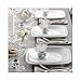 Corelle Boutique Cherish Embossed Square 16-Piece Set White Dinnerware Square Dishes Stackable And Lightweight Dishwasher Freezer Oven And Microwave Safe Made Of Glass And Porcelain Chip Resistant