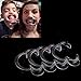HONTECH Dental Cheek and Lip Retractor Mouth Opener(Set of 20 Pieces) for Fun Watch Ya Mouth Game & Speak Out Game Speak Out Mouth Pieces- Clear Medium Size