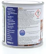 Rustins Quick Dry Poly Varnish Satin Clear 250ml Water-Based Wood Furniture view 2