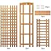 Ollieroo Bamboo Shoe Rack 6-Tier Entryway Shoe Shelf Storage Organizer Free Standing Shelves
