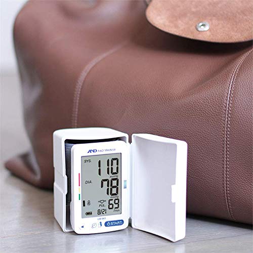 A&D Medical Wrist Blood Pressure Monitor for 2 Users (UB-543)