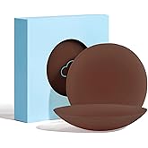 LUCKMEEY Nipple Covers For Women Hypoallergenic Sticky Bra Adhesive Silicone Nipple Pasties with Travel Box