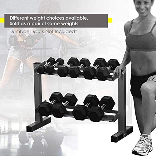 HUINI-Dumbbells-Set-Rubber-Hex-Dumbbells-Heavy-Choose-Weight-Barbell-Set-with-Metal-Weight-Dumbbells-for-Home-Gym-Fitness