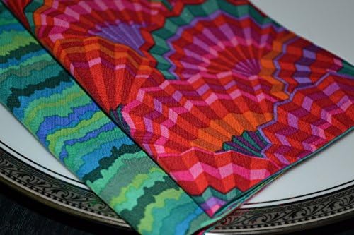 Kaffe Fassett Brilliance Reversible Cloth Napkins/Set of 8
