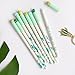 Cafurty 6 pcs/Lot Lovely Cactus Gel Pen 0.5mm Ballpoint Black Ink Pens Office Stationary for School Students and Staff