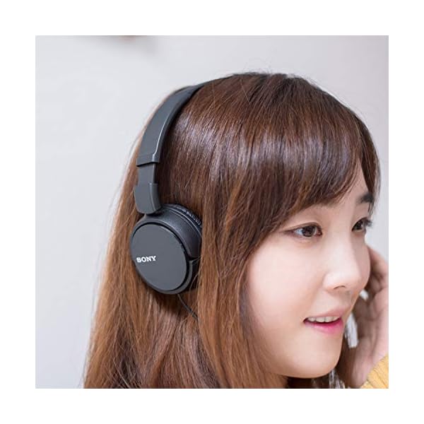 Sony ZX Series Wired On-Ear Headphones, Black MDR-ZX110 - Imagen 6