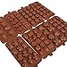 Candy Molds, Silicone Mold for Chocolate Melts, Cakes, Crayons and Gummy Candies, Safe Animal and Flower Shaped Silicon Ice Trays for Various Occasions, BPA Free, 8 Pack Set