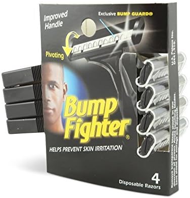 Bump Fighter Mens Disposable Razors Mens, 4 X 4 Packs (16 Count Total) by Bump Fighter