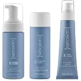 Clearogen Sensitive Skin Acne Treatment Set with Sulfur Lotion, Foaming Cleanser, Clarifying Toner, Kit for Hormonal Acne &amp; Blemishes, 1-Month Senstive Skin Kit