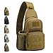 Huntvp Small Tactical Sling Chest Pack Bag Molle Daypack Backpack iPad Mini Military Shoulder Bag Crossbody Duty Gear For Hunting Camping Trekking