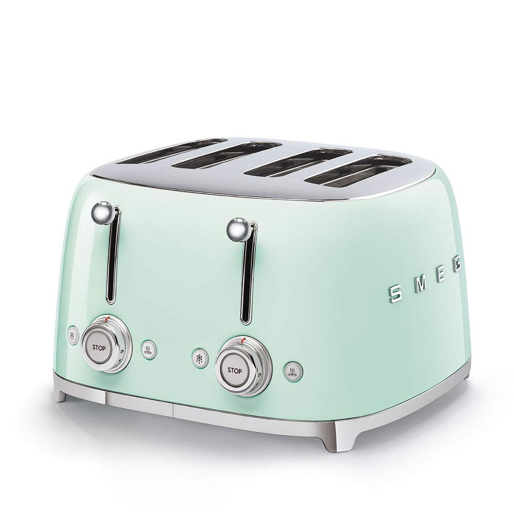 Smeg 50's Style Retro Aesthetic Slice Toaster Presets Extra