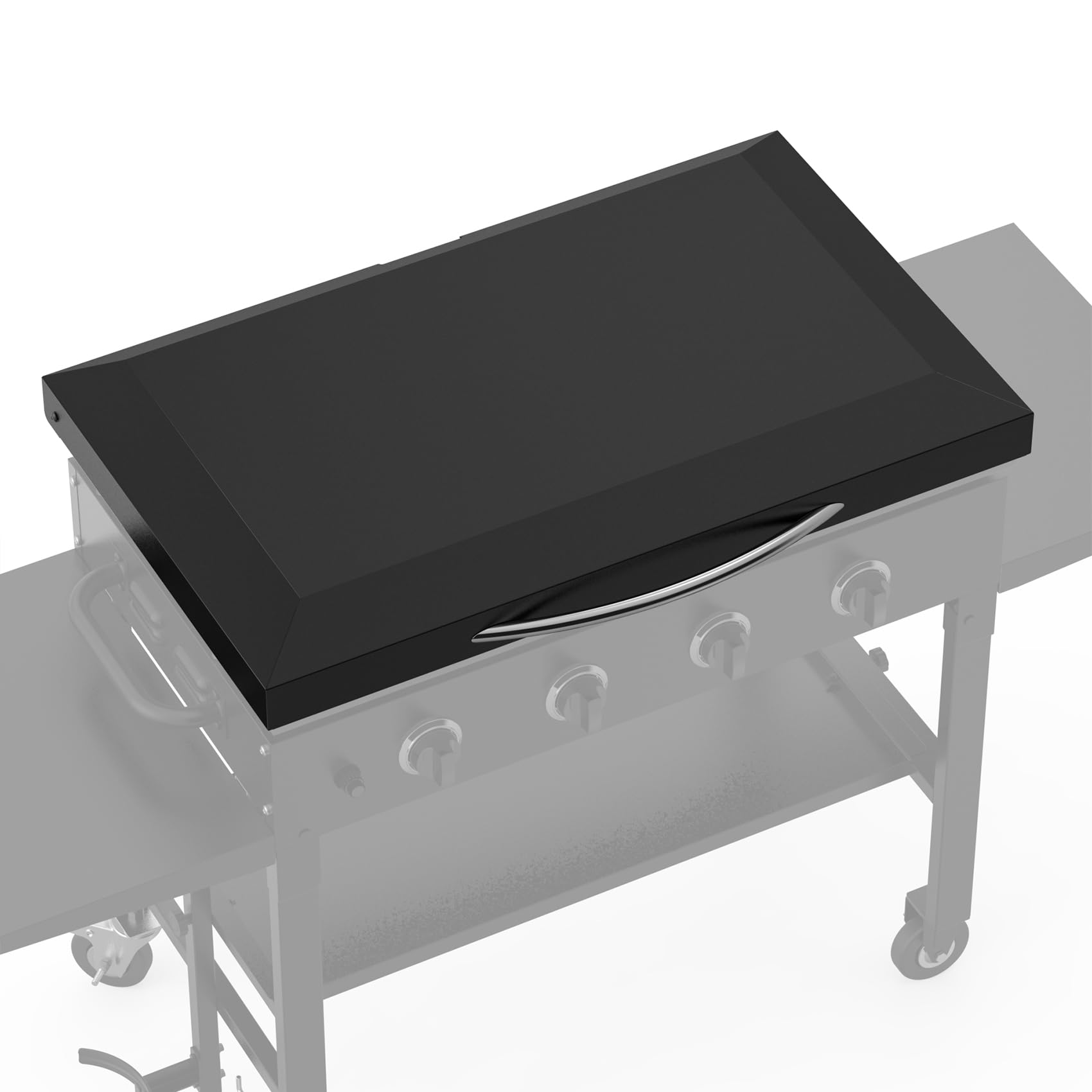 Photo 1 of **MAY BE MISSING SOME HARDWARE**Stanbroil Hinged Lid for Blackstone GRIDDLE WITH REAR GREASE  SYSTEM....FITS BLACKSTONE 17" AND 22" TABLE TOP GRIDDLE