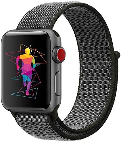 Cellshell Soft Nylon Wristband for Apple iWatch 40mm Series 4 [Watch Not Included] - Dark Olive