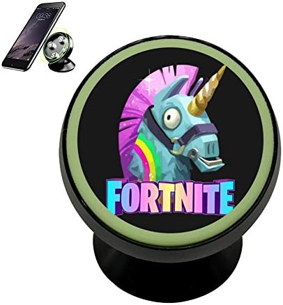 JTYGREL For-Tnite Unicornmagnetic Vehicle Mounted Mobile Phone Bracket Holder 360 With Noctilucent Function