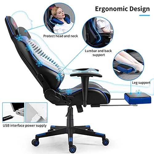 Amazon Gaming Chair With Leg Support Reclining Office Chair Siam