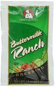 Chef's quality buttermilk ranch dressing 1.5oz (760695009879)