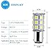 YINTATECH 4X Super White 6000K LED Car Lights Bulb 1157 BAY15D 27SMD 5050 Car RV Turn Signal Parking Lights 7528 2057 2357 DC 12V
