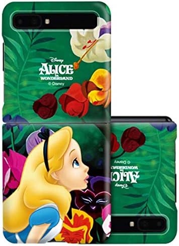 Classic 3D Hard Case with Alice Character for Samsung Galaxy Z Flip (Flower)