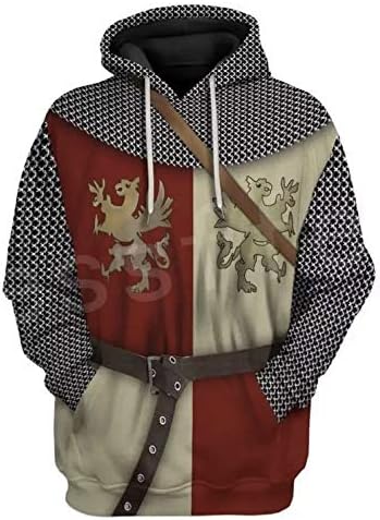 Amazon 騎士 ナイト 鎧 パーカー ヨロイ 甲冑 面白パーカー ハロウィン コスプレ パーティー Hoodie スウェット Zipup 中世 コスプレ 仮装 通販