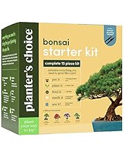 Bonsai Starter Kit - The Complete Growing Kit to Easily Grow 4 Bonsai Trees from Seed + Comprehensive Guide & Bamboo Plant Markers - Unusual Gardening Gifts Ideas for Women - Indoor Bonzai