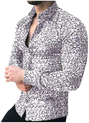 Men's Summer Shirts,LuluZanm Sales!💖 Vintage Linen and Cotton Short Sleeve Blouse Casual Button Down Soft Tops