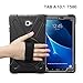 Samsung Galaxy Tab A 10.1 Case, Heavy Duty Rugged Full-Body Hybrid Shockproof Drop Protection Cover with Kickstand and Hand Strap for for Galaxy Tab A 10.1 Inch Tablet SM-T580/T585 (Black)