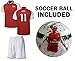 A.F.C #11 OZIL jersey Youth #11 Kids Soccer Jersey + Shorts + Ball Premium Gift Set✓ Mesut Ozil #11 Soccer Ball Size 5 Football jersey kit Futbal Great Gift for Boys