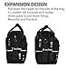 Aroprank 17 Inch Laptop Bag, Expandable Large Briefcase For Men, Nylon Messenger Bags Crossbody Travel Shoulder Bags for 17.3