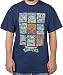 Teenage Mutant Ninja Turtle TMNT Character Grid Adult T-shirt