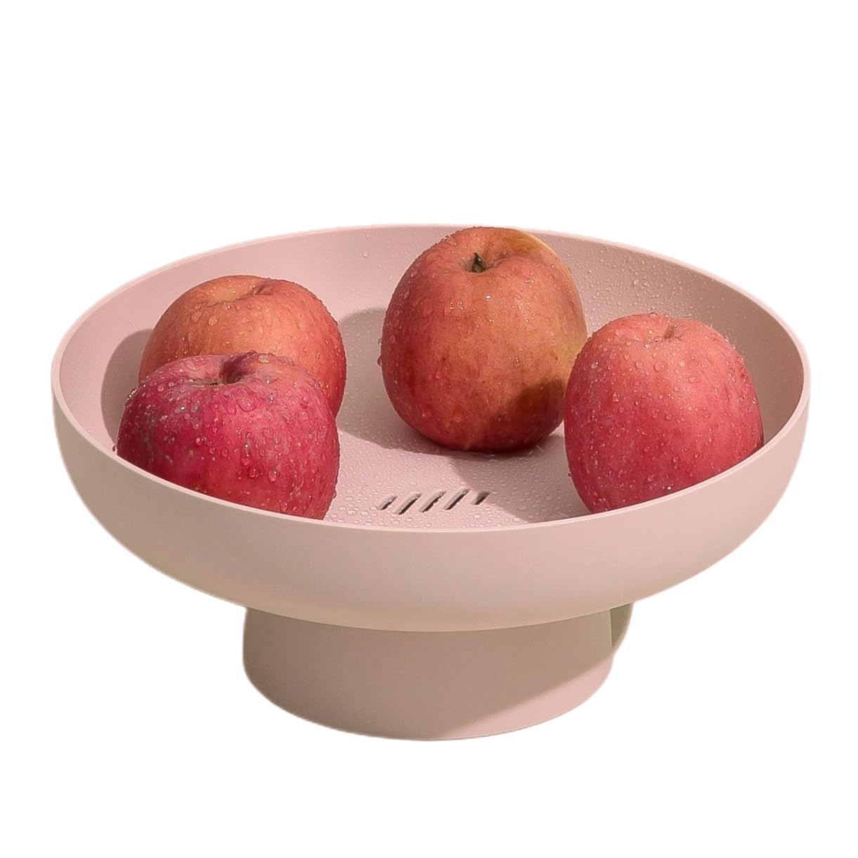 Photo 1 of onefitow Fruit bowl Fruit Basket for Kitchen Countertop Storage Baskets Stand Organization, Decor Centerpiece for Kitchen Counter or Dining Room Tables (Pink)