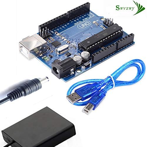 Uno R3,Uno R3 Board Open-Source Clone Of Arduino Uno R3, R3 Uno USB Cable 9V Snap Connector Uno R3 Microcontroller Project Starter Kit Atmega328p Development Board Mega 2560 R3 Controller Board