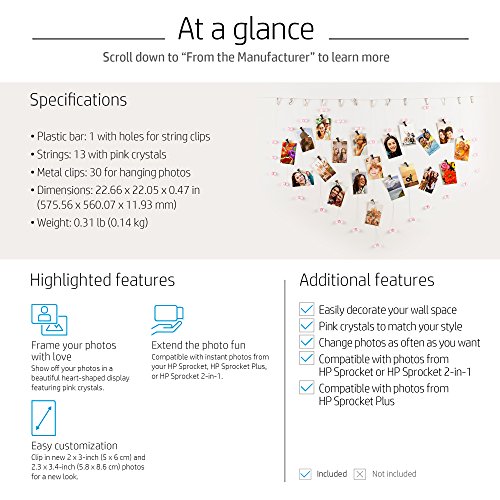 HP-Sprocket-Heart-Shaped-Photo-Display-with-Pink-Crystals-and-Clips-2HS27A