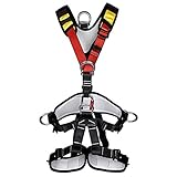 YaeTact Safety Rock Tree Climbing Body Fall Protection Rappelling Harness Equipment Gear