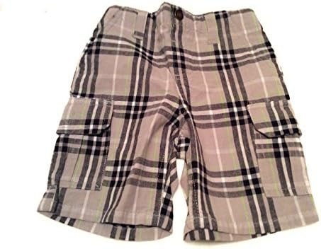 WonderKids Wonder Kids Infant 18 Month Plaid Cargo Shorts