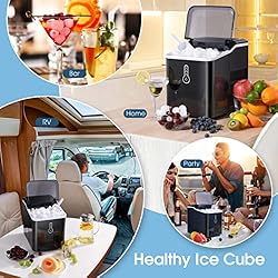 Countertop Ice Maker Machine, Up to 26 lbs of Ice