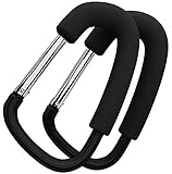 Vogvigo Mother's Day Sale Pack of 2 Handy Stroller Hooks, Mommy Hook Multi Purpose Stroller Clips, Perfect Stroller Accessories Clips On Any Baby Stroller Travel Systems, Secure Purses, Diaper Bags,