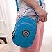 TianHengYi Small Water Resistant Nylon Cross-body Purse Three Layers Cell Phone Pouch Handbag for Teens